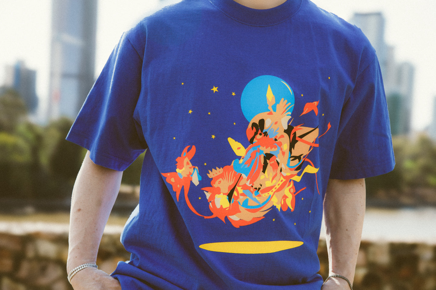 Sleepr Shirt #5 - Royal Blue - Magic Portal